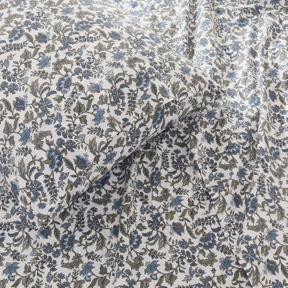 Lillian Block Print Cotton Sheet Set - Image 6