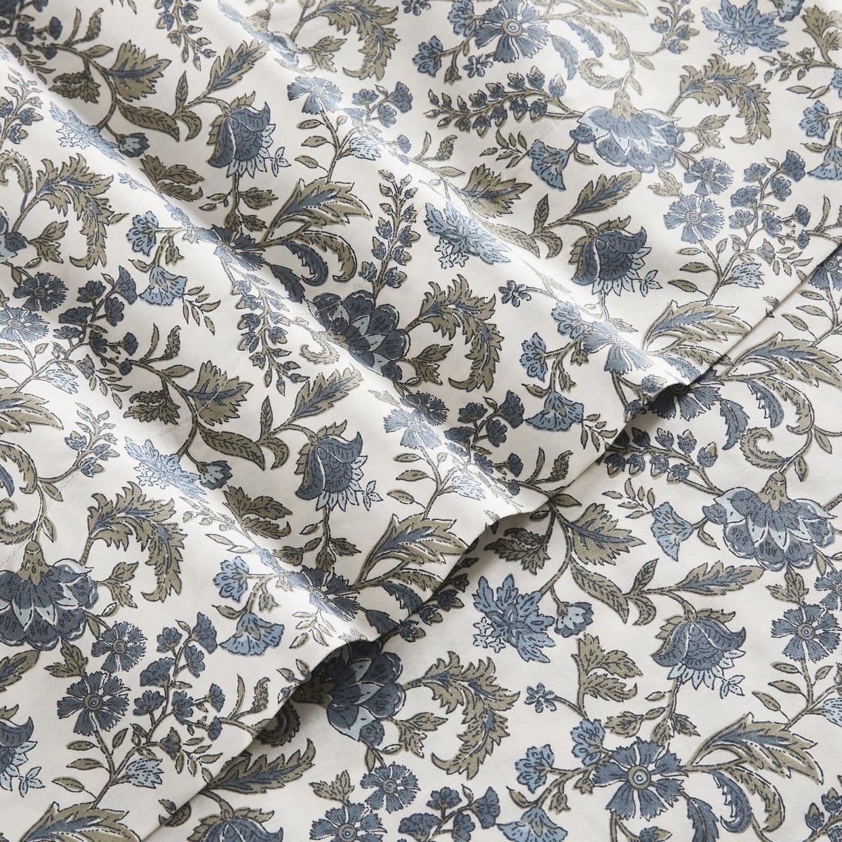Lillian Block Print Cotton Sheet Set - Image 7