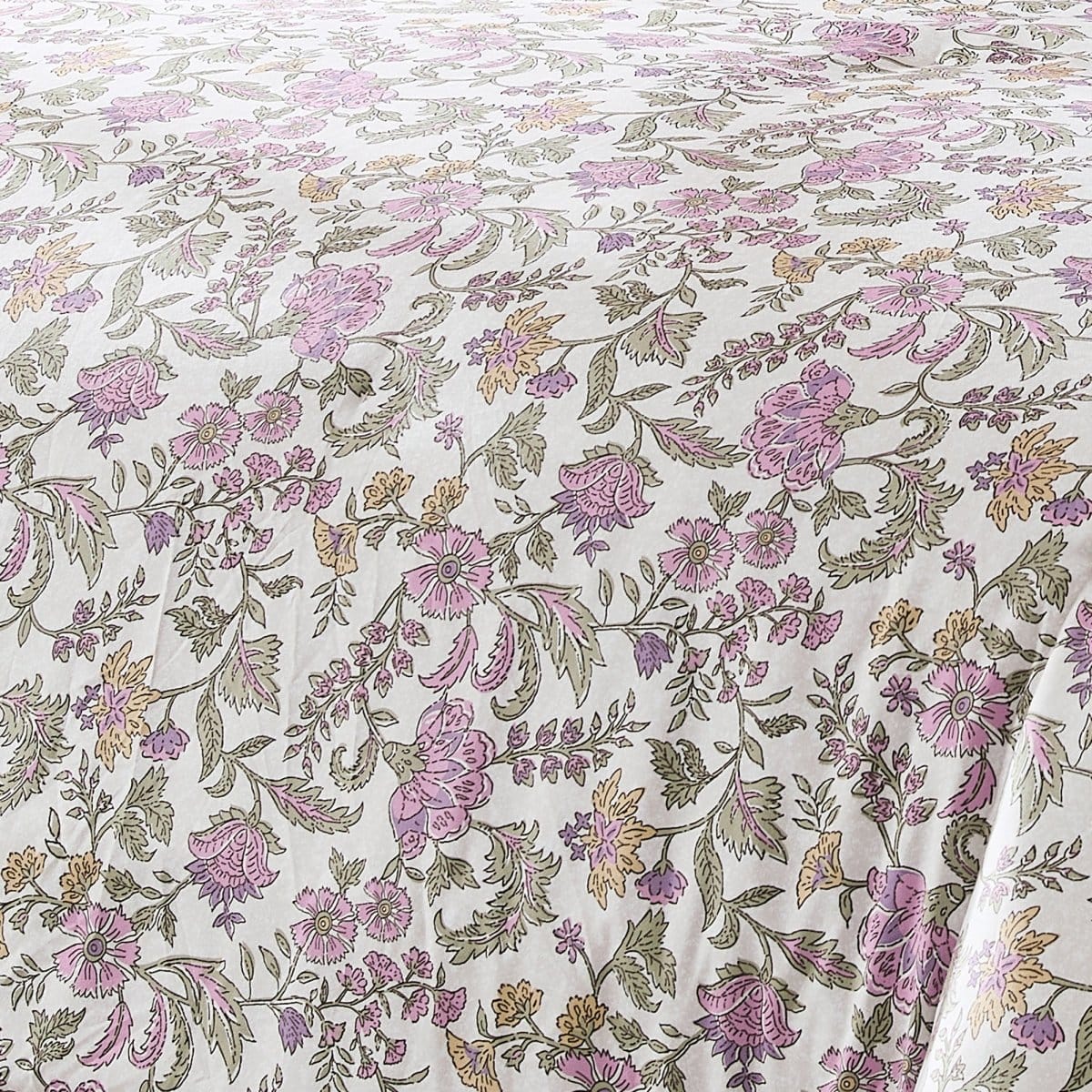 Lillian Block Print Reversible Comforter Set 5Pc - Image 13