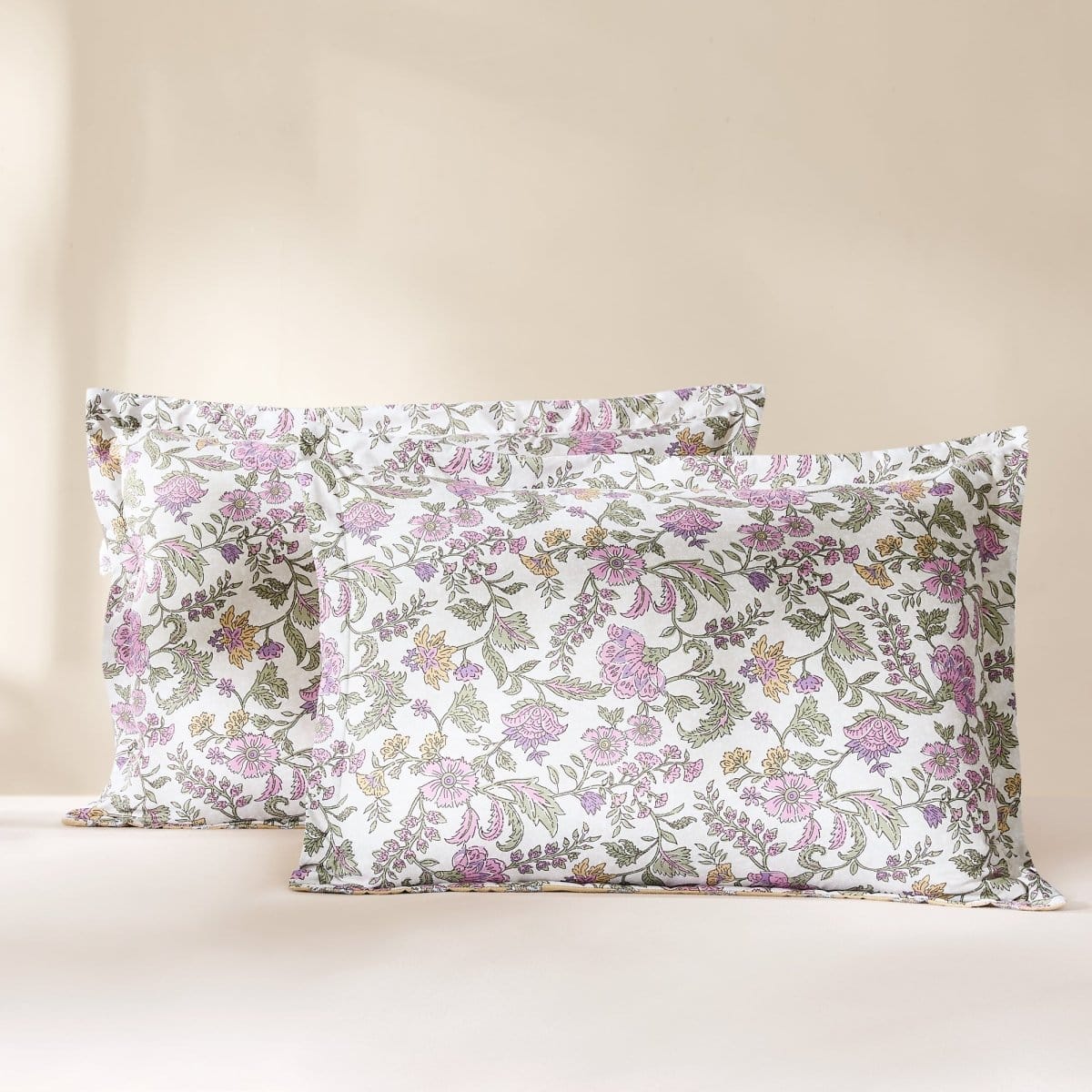 Lillian Block Print Reversible Comforter Set 5Pc - Image 14