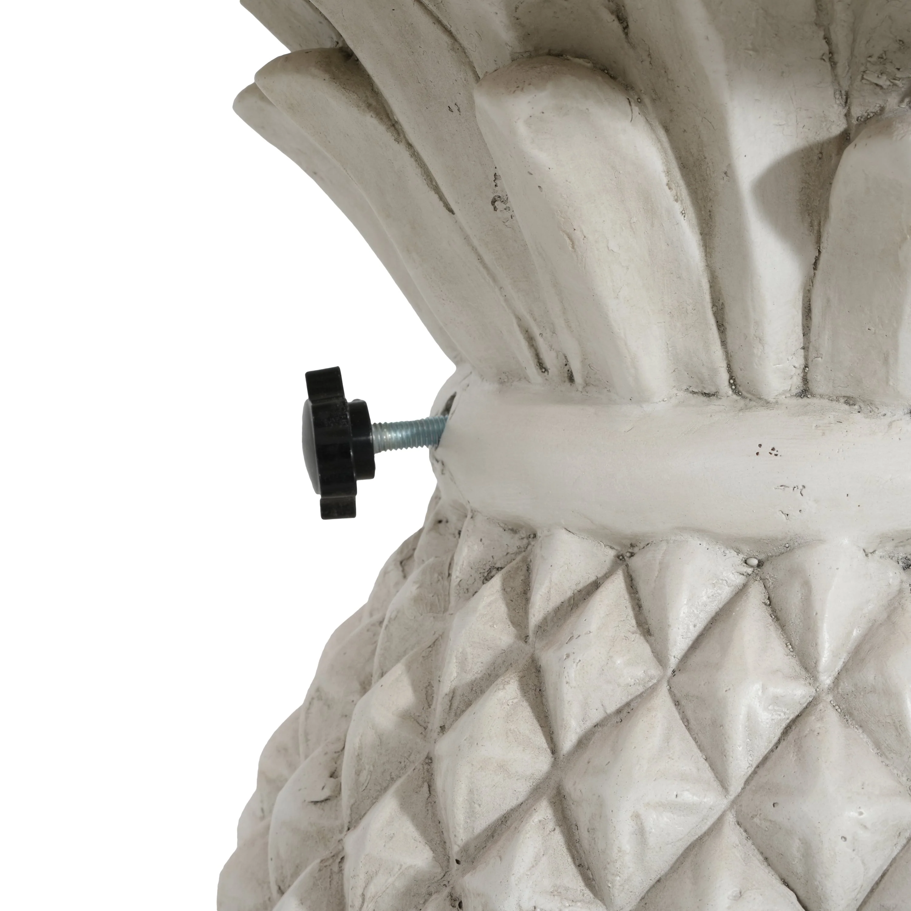 Lillian Outdoor Pineapple-Shaped Magnesium Oxide Umbrella Base - Image 11