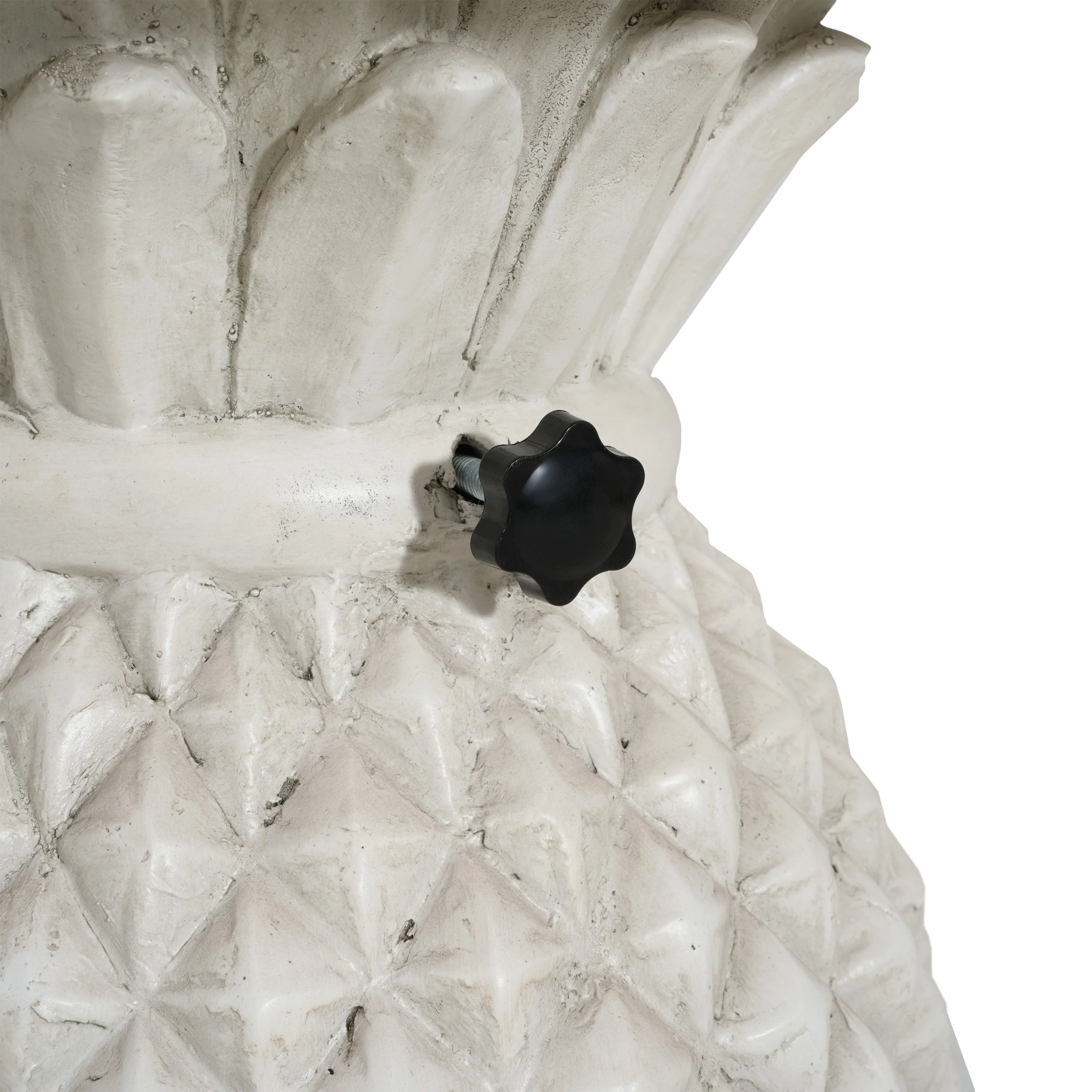 Lillian Outdoor Pineapple-Shaped Magnesium Oxide Umbrella Base - Image 12