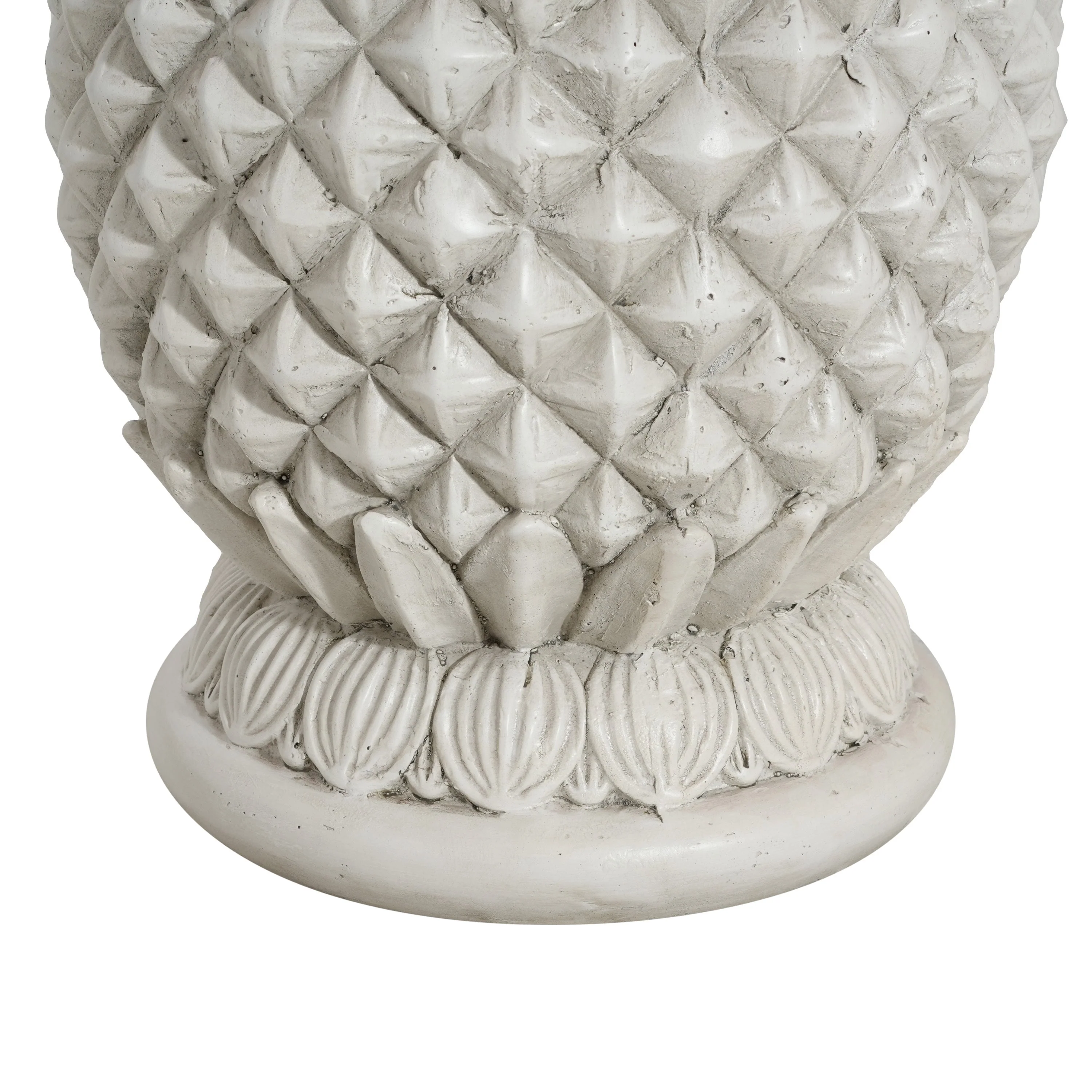 Lillian Outdoor Pineapple-Shaped Magnesium Oxide Umbrella Base - Image 13