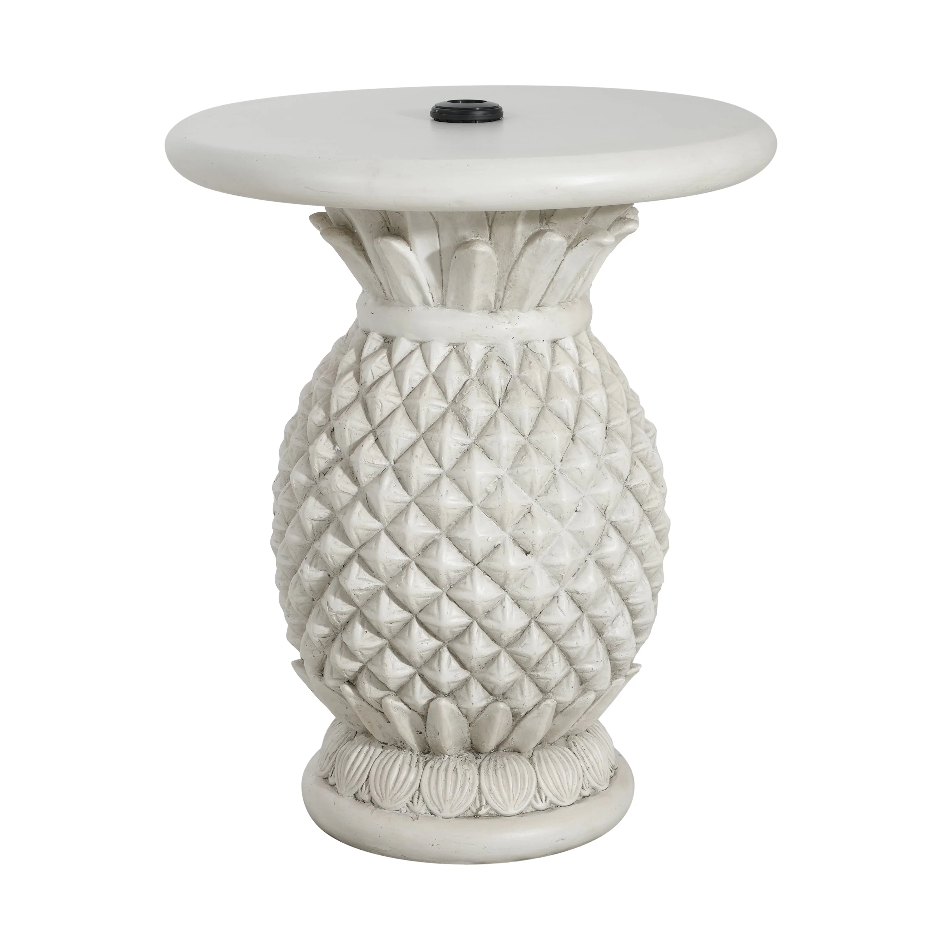 Lillian Outdoor Pineapple-Shaped Magnesium Oxide Umbrella Base - Image 7