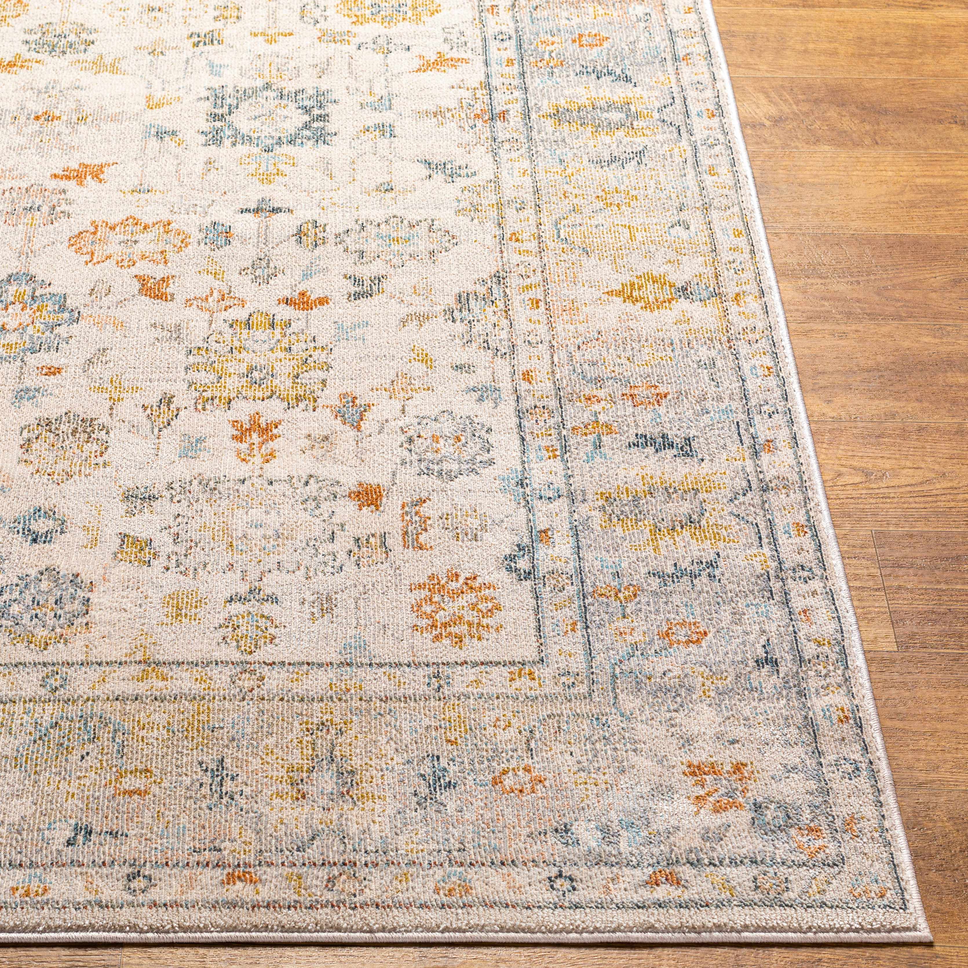 Lilliput Beige Floral Area Rug - Clearance - Image 3