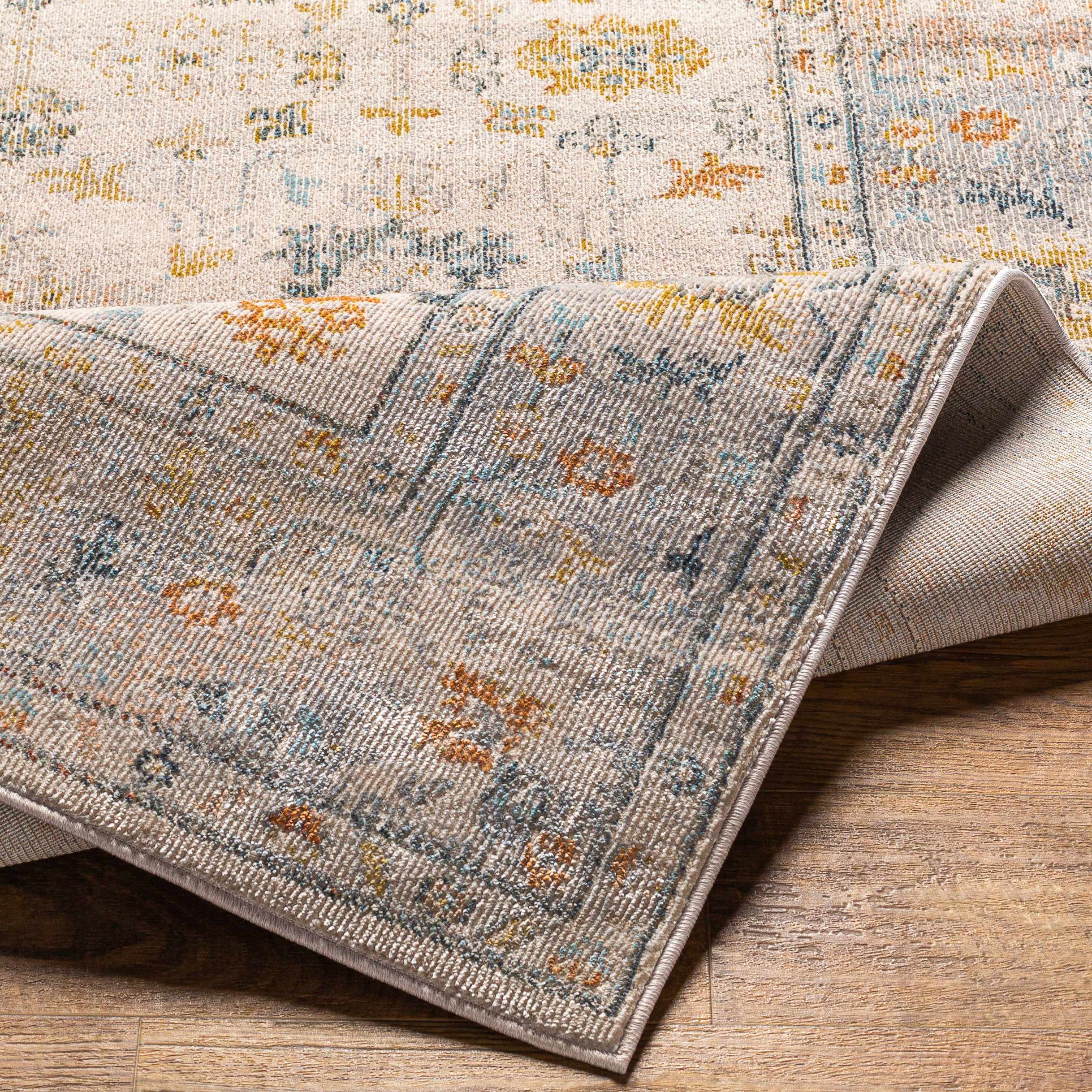 Lilliput Beige Floral Area Rug - Clearance - Image 4