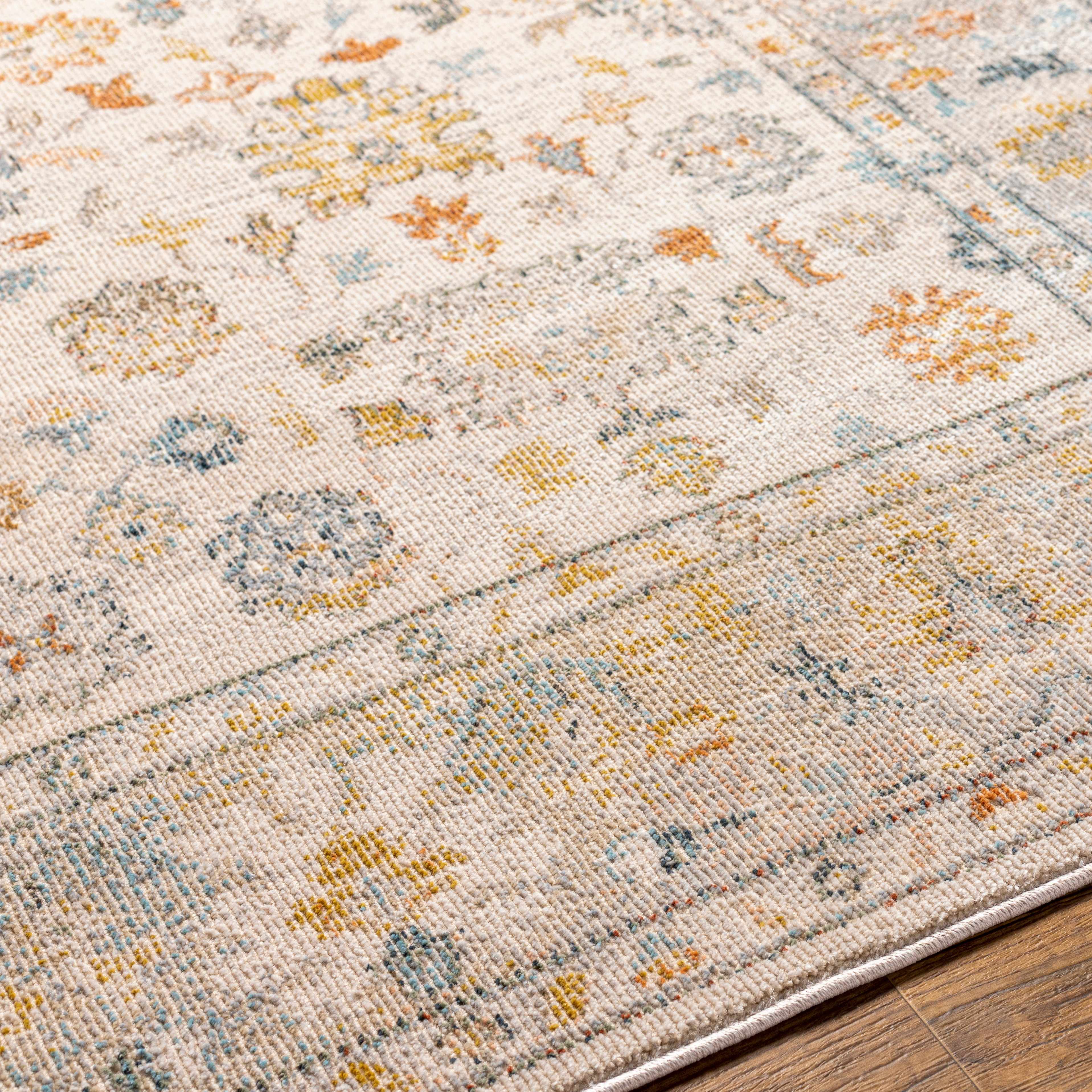 Lilliput Beige Floral Area Rug - Clearance - Image 5