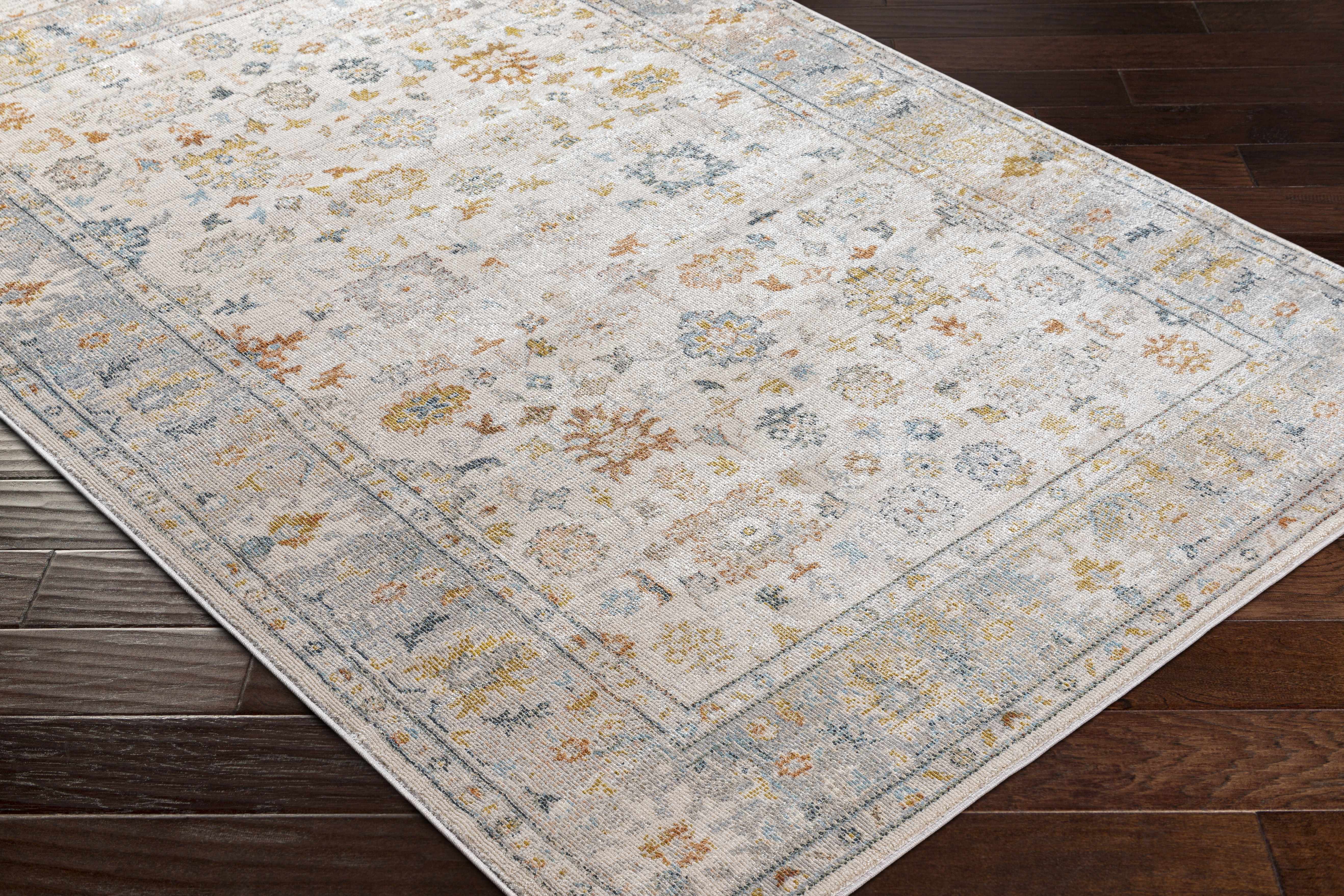 Lilliput Beige Floral Area Rug - Clearance - Image 6