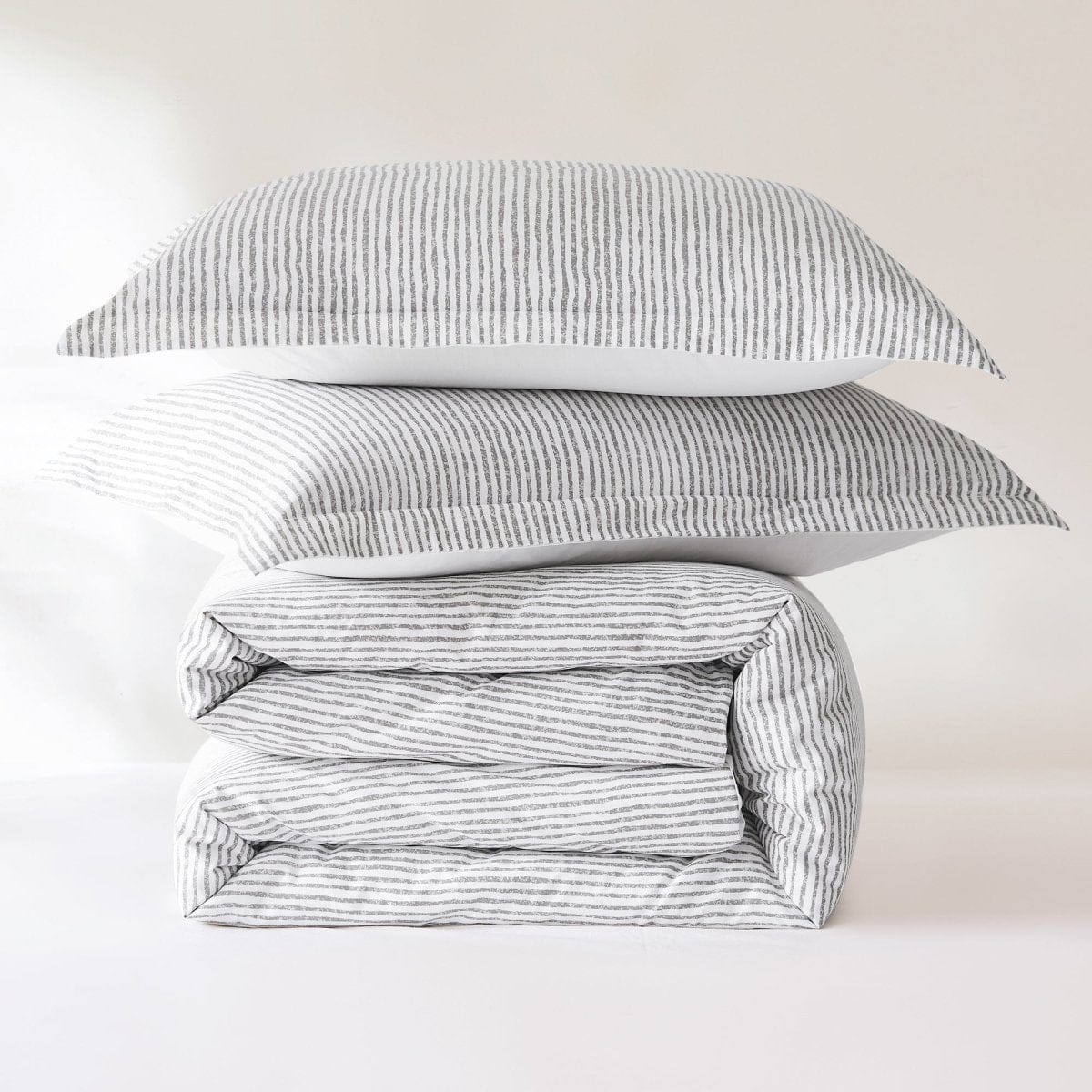 Lima Stripe Cotton Duvet Cover Set - Image 4