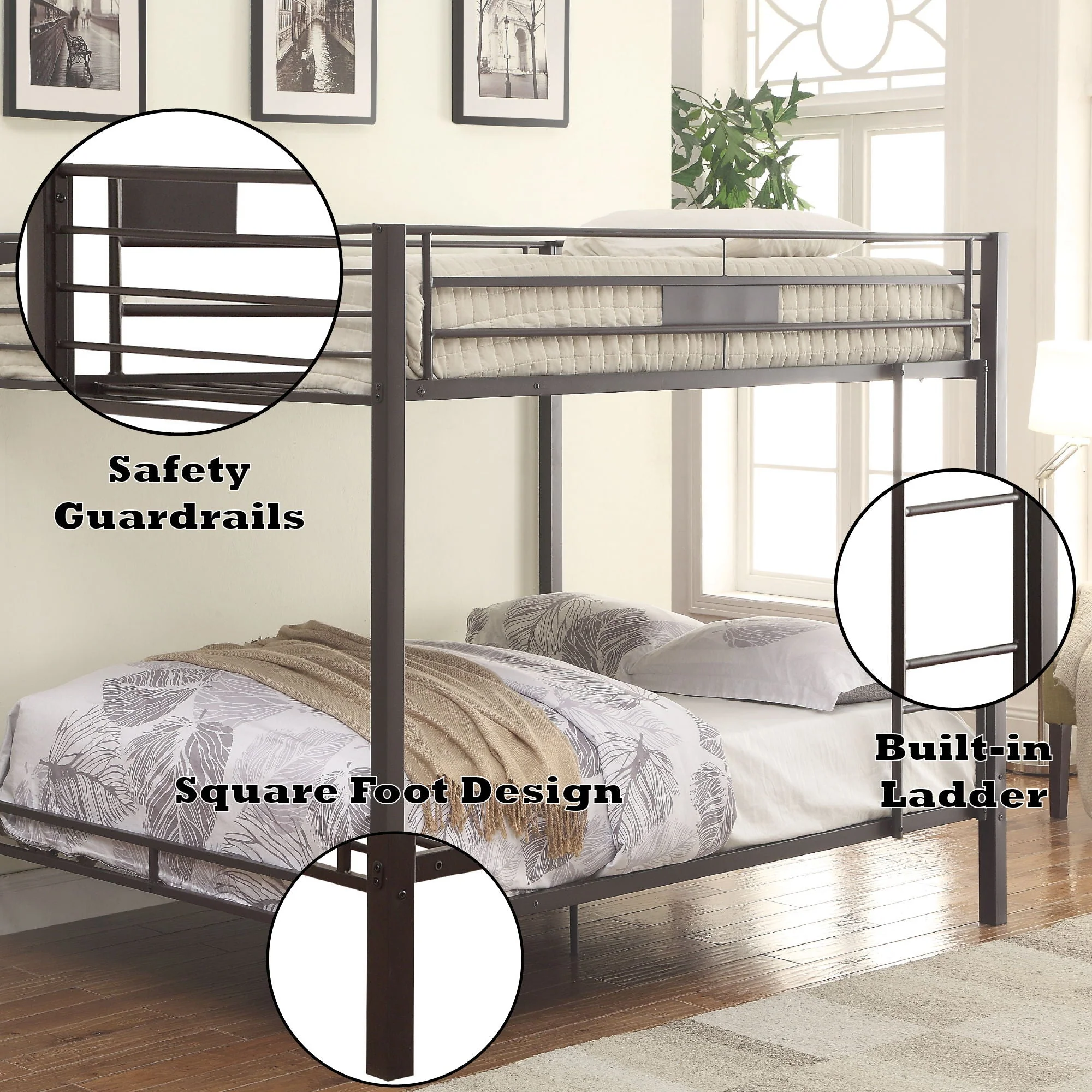 Limbra - Spacious Design Double Bunk Bed - Image 11