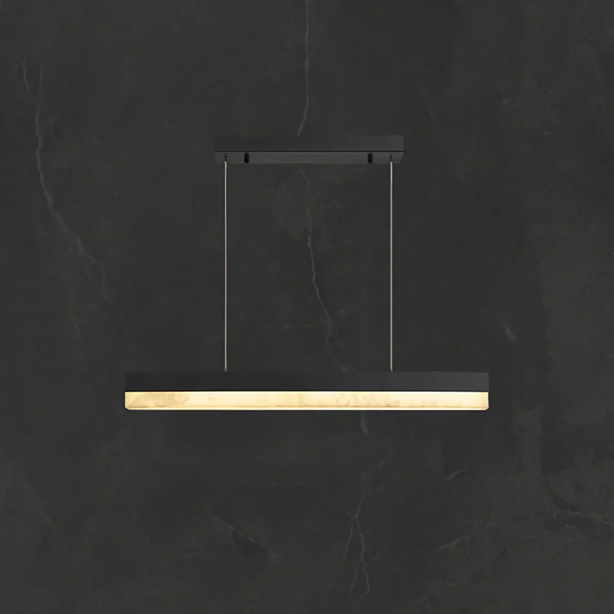 Linear Alabaster Pendant Light LED Kitchen Island Bar Fixture - Image 16