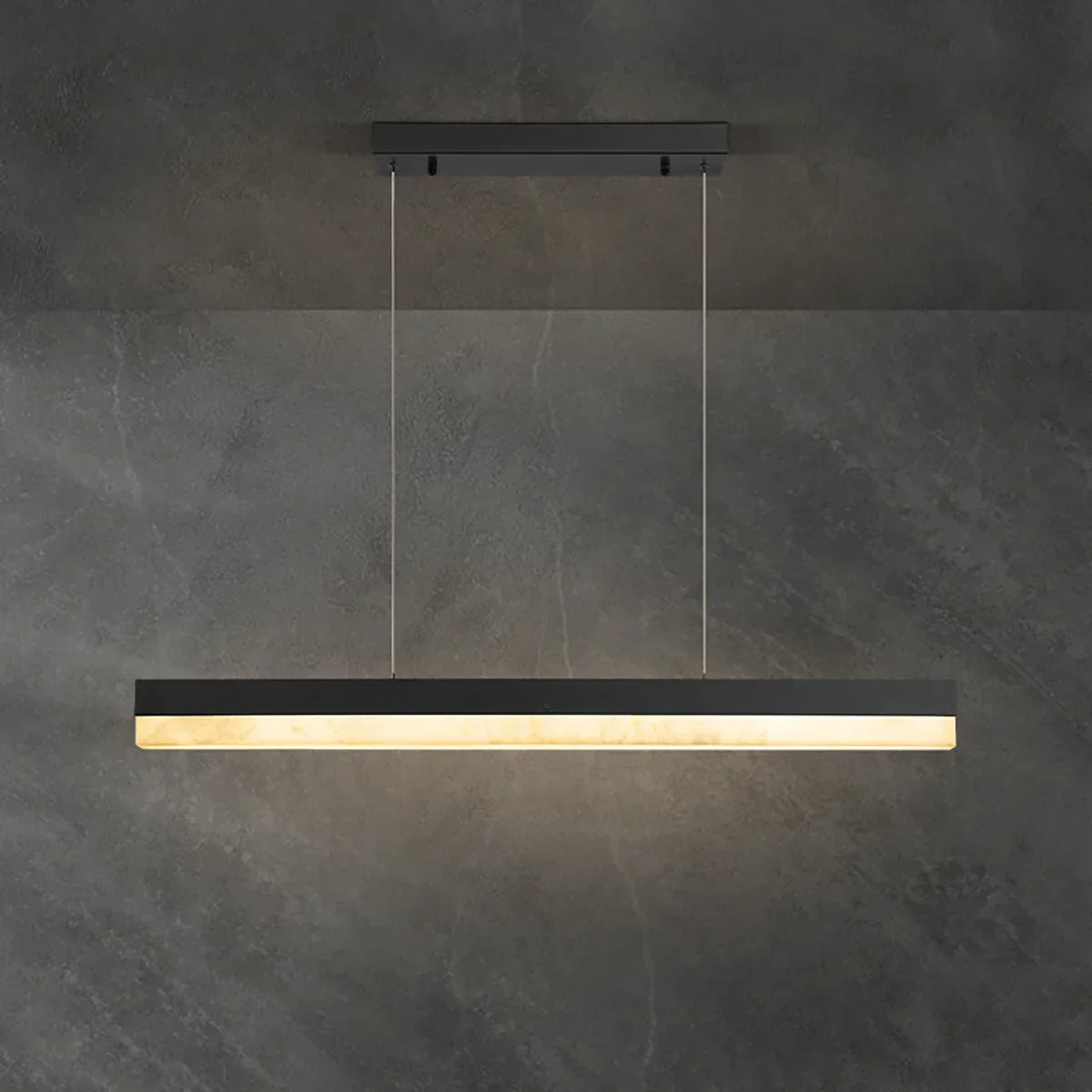 Linear Alabaster Pendant Light LED Kitchen Island Bar Fixture - Image 21