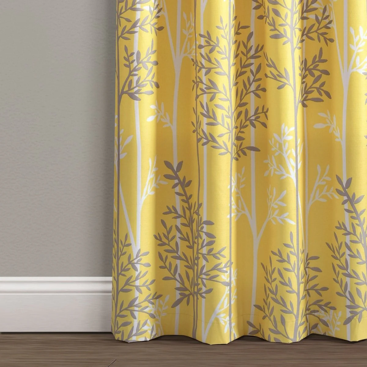 Linear Tree Insulated Rod Pocket Blackout Curtain Panel Set - Image 12