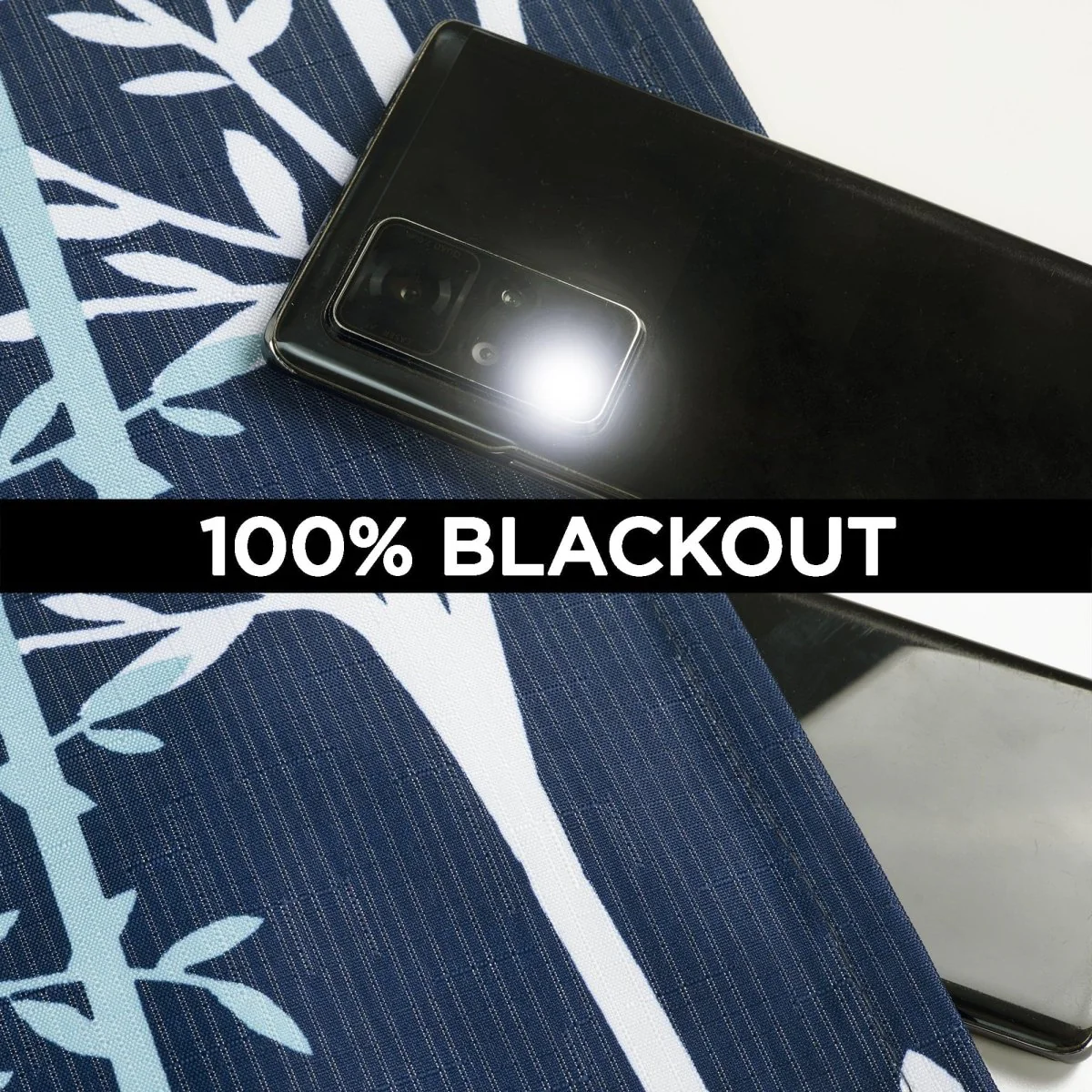 Linear Tree Insulated Rod Pocket Blackout Curtain Panel Set - Image 21