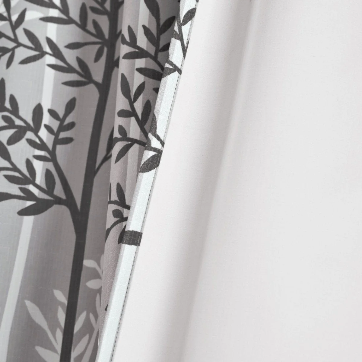Linear Tree Insulated Rod Pocket Blackout Curtain Panel Set - Image 6