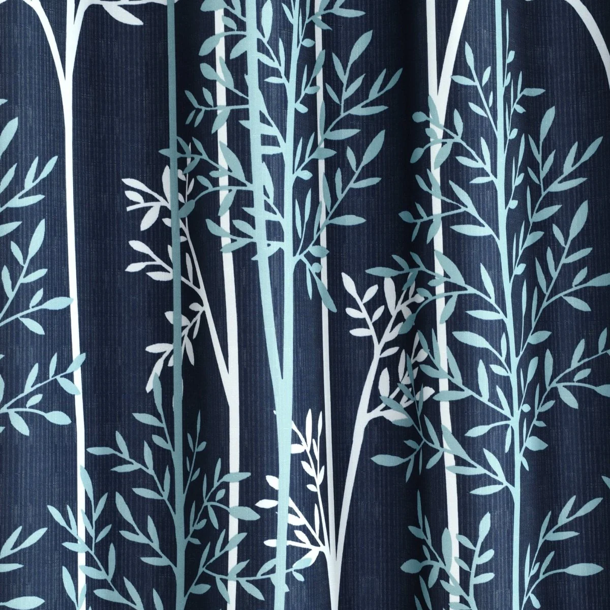 Linear Tree Insulated Rod Pocket Blackout Curtain Panel Set - Image 9
