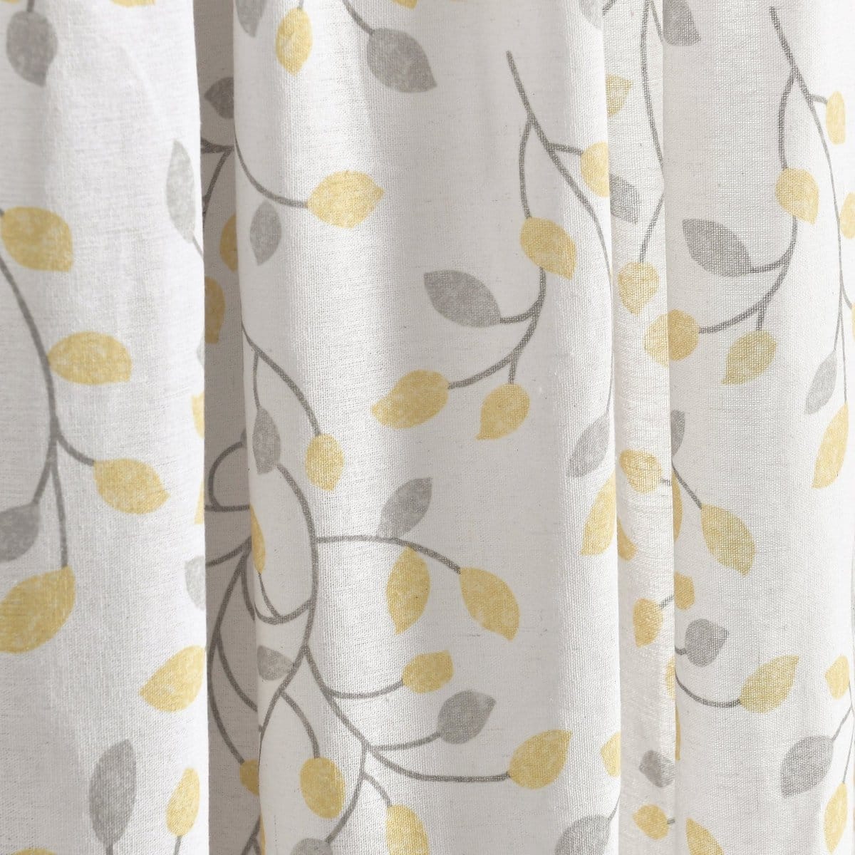 Linen Button Botanical Garden Window Curtain Panel - Image 14