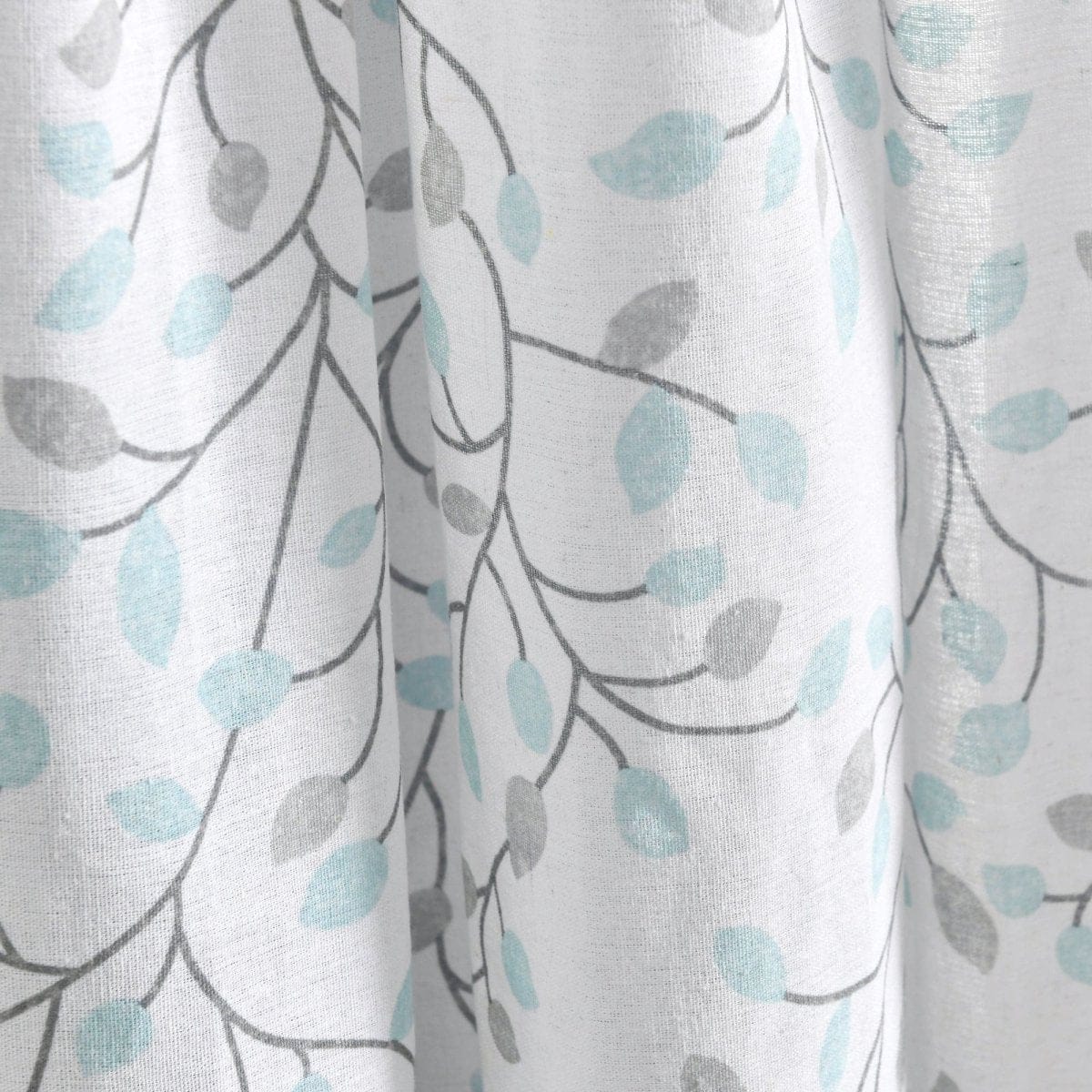 Linen Button Botanical Garden Window Curtain Panel - Image 6