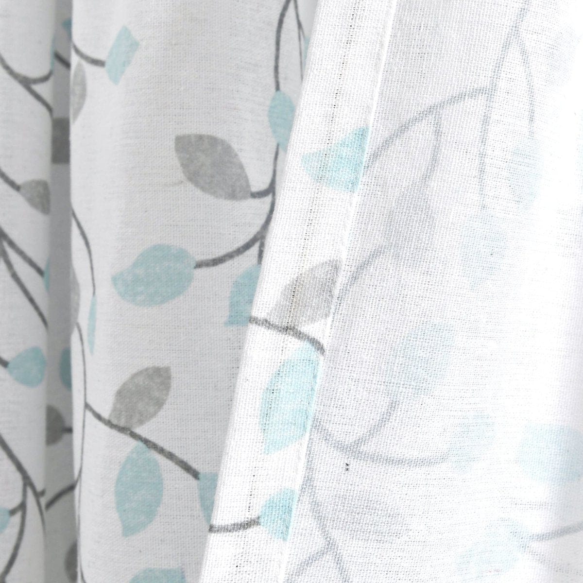 Linen Button Botanical Garden Window Curtain Panel - Image 7
