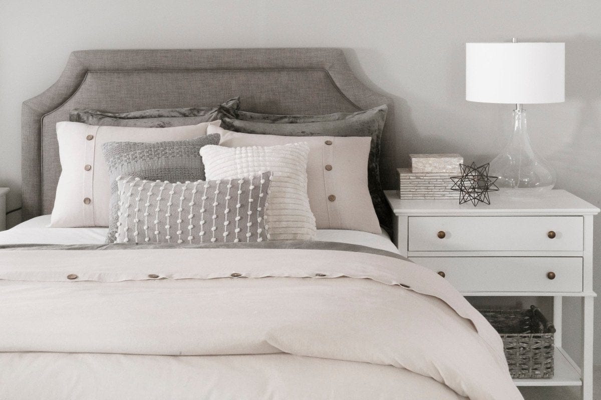 Linen Button Comforter 5 Piece Set - Image 11