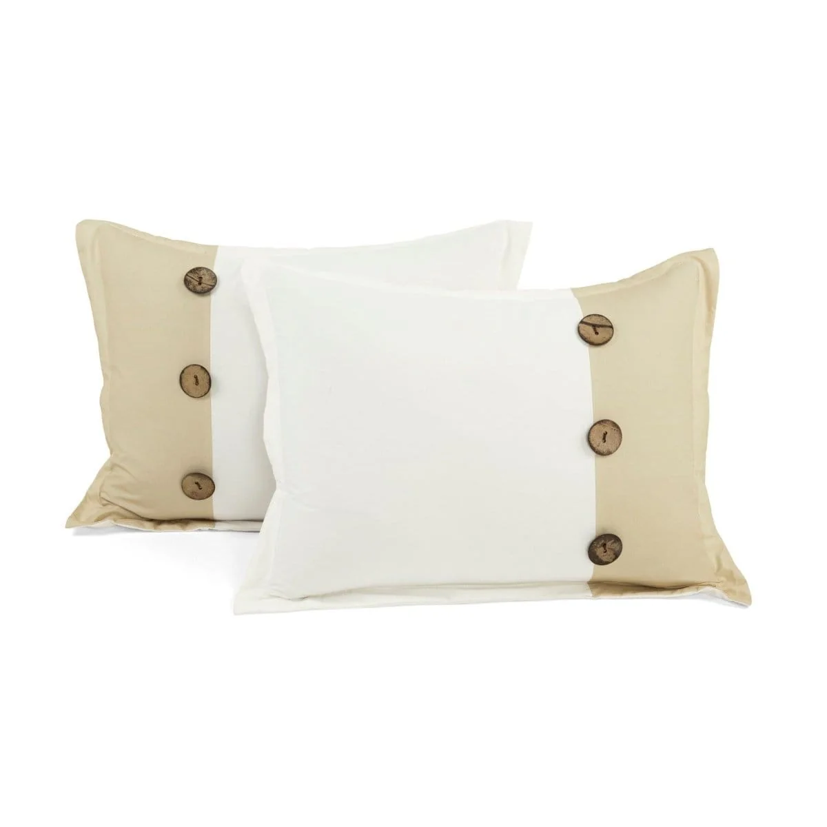 Linen Button Comforter 5 Piece Set - Image 17