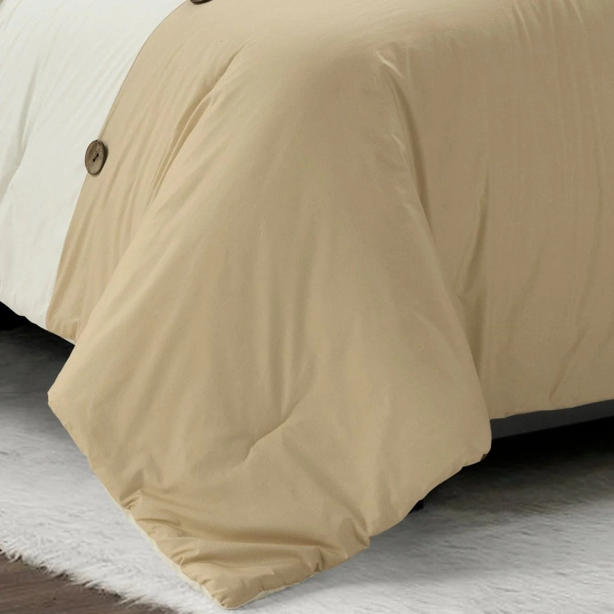 Linen Button Comforter 5 Piece Set - Image 19