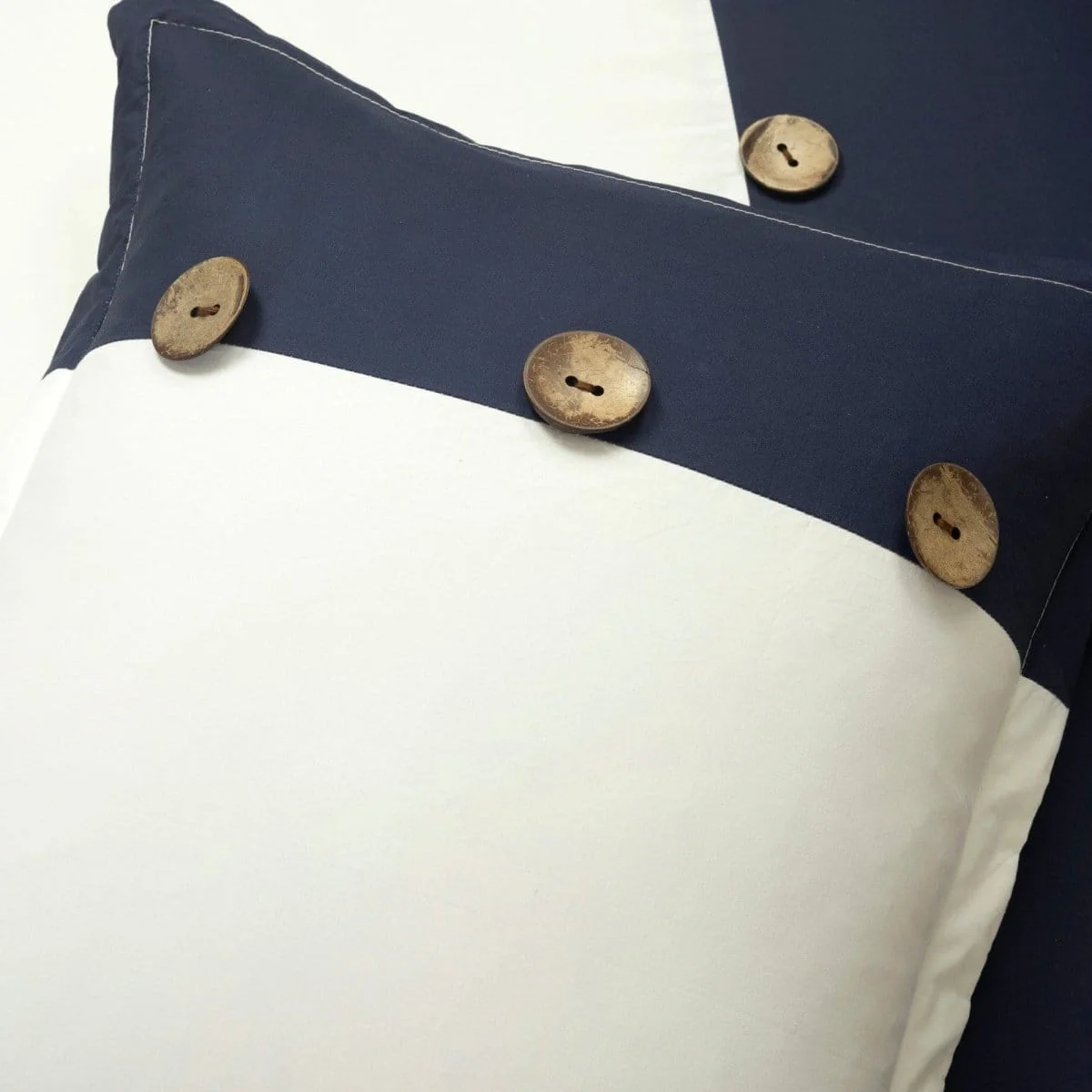 Linen Button Comforter 5 Piece Set - Image 22