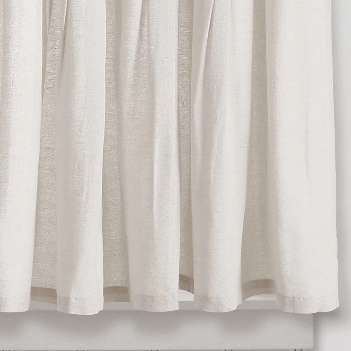 Linen Button Kitchen Window Tiers Set - Image 19