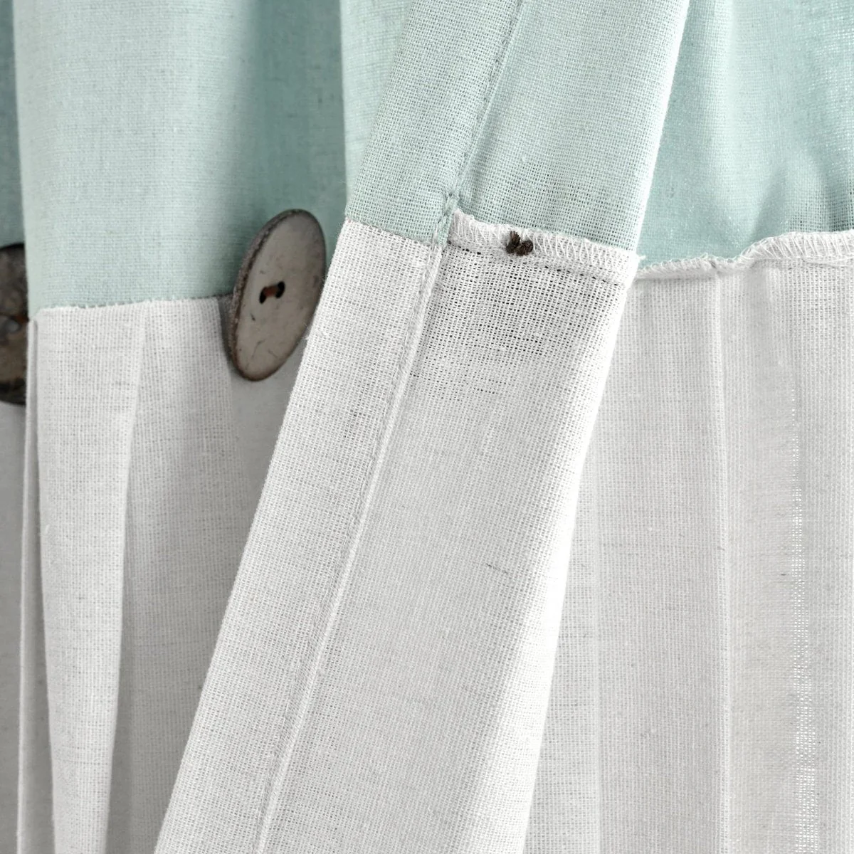 Linen Button Kitchen Window Tiers Set - Image 32
