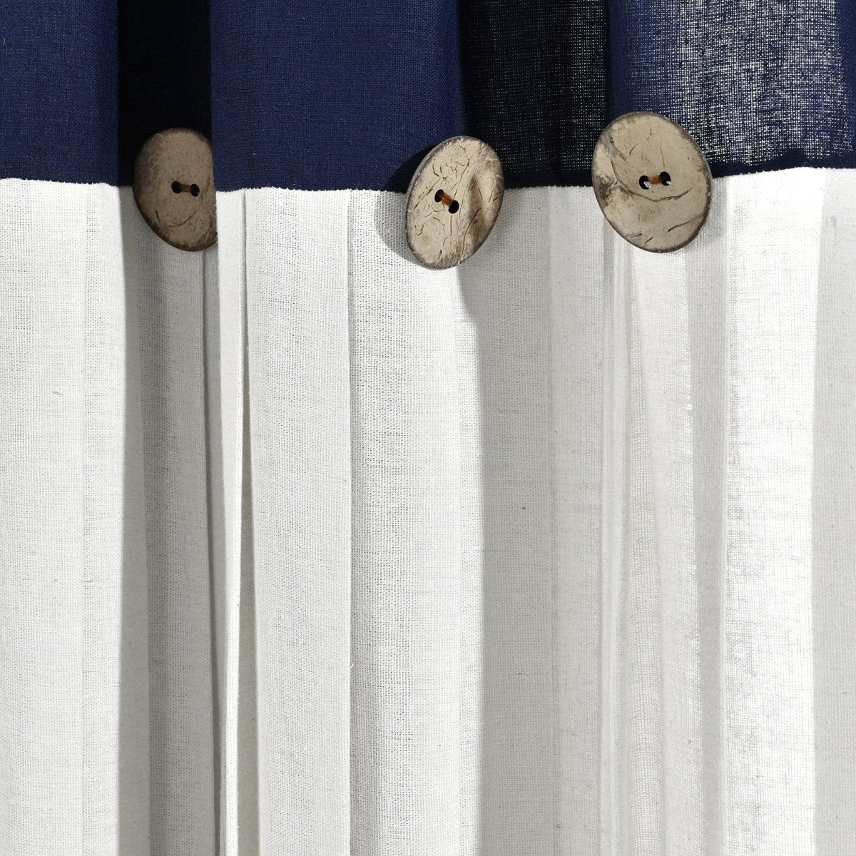 Linen Button Kitchen Window Tiers Set - Image 38