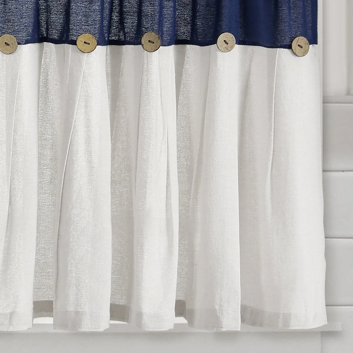 Linen Button Kitchen Window Tiers Set - Image 39