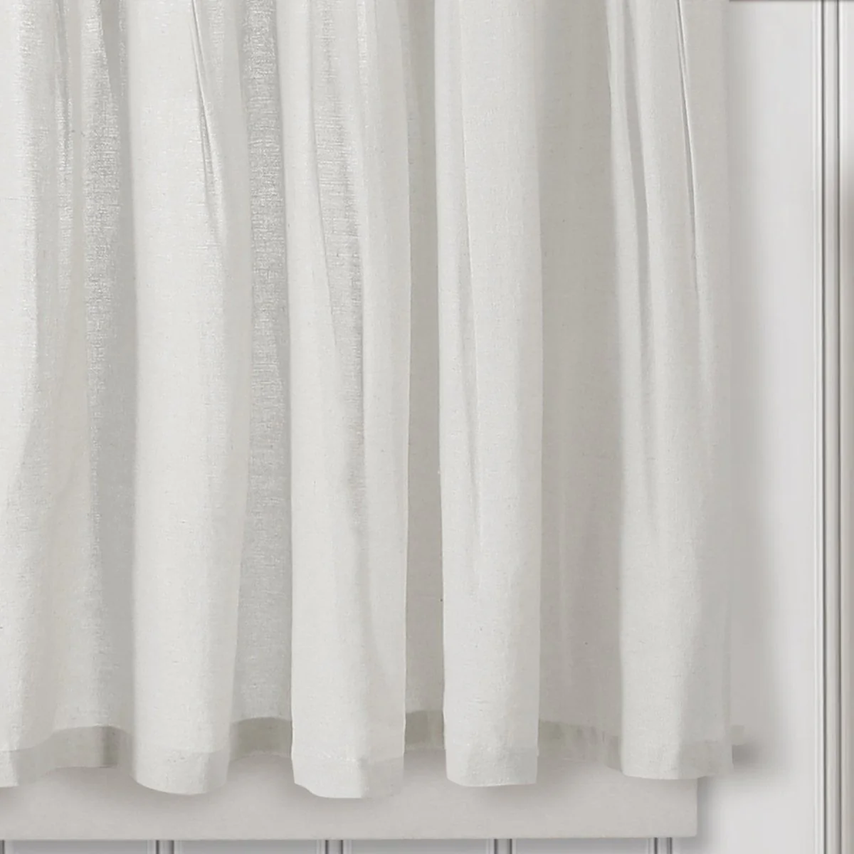 Linen Button Kitchen Window Tiers Set - Image 43
