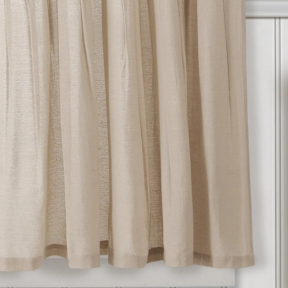 Linen Button Kitchen Window Tiers Set - Image 51