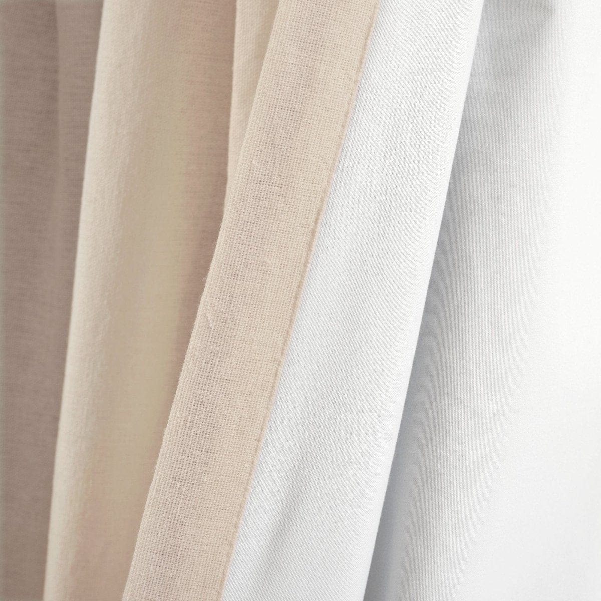 Linen Button Lined 100% Blackout Window Curtain Panel - Image 13