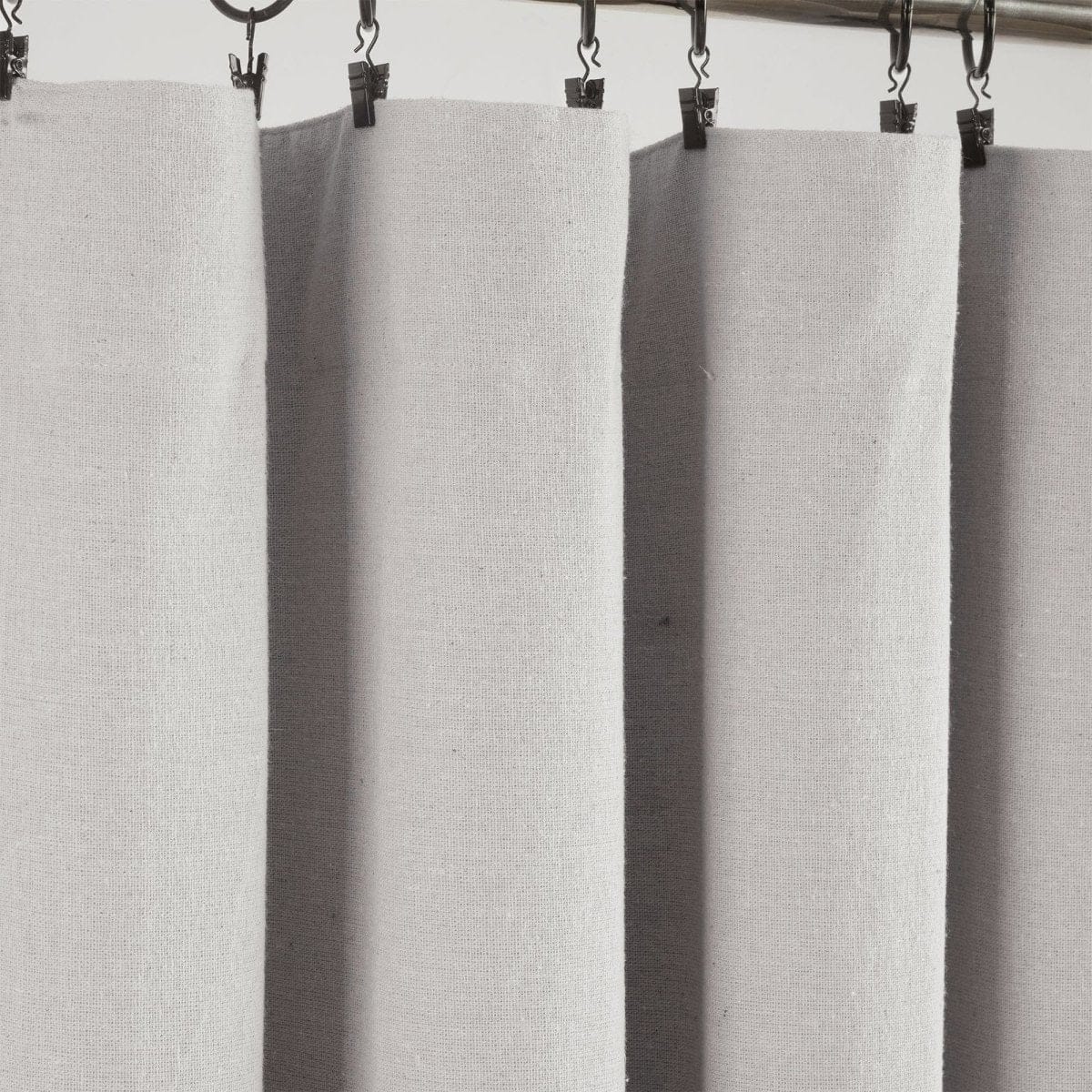 Linen Button Lined 100% Blackout Window Curtain Panel - Image 17