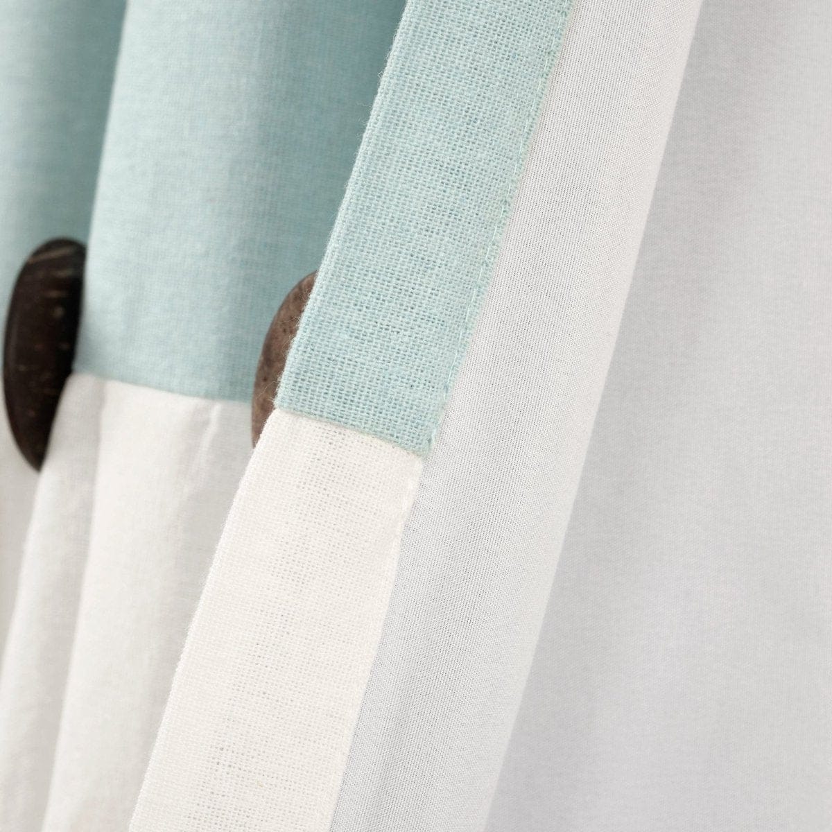 Linen Button Lined 100% Blackout Window Curtain Panel - Image 27