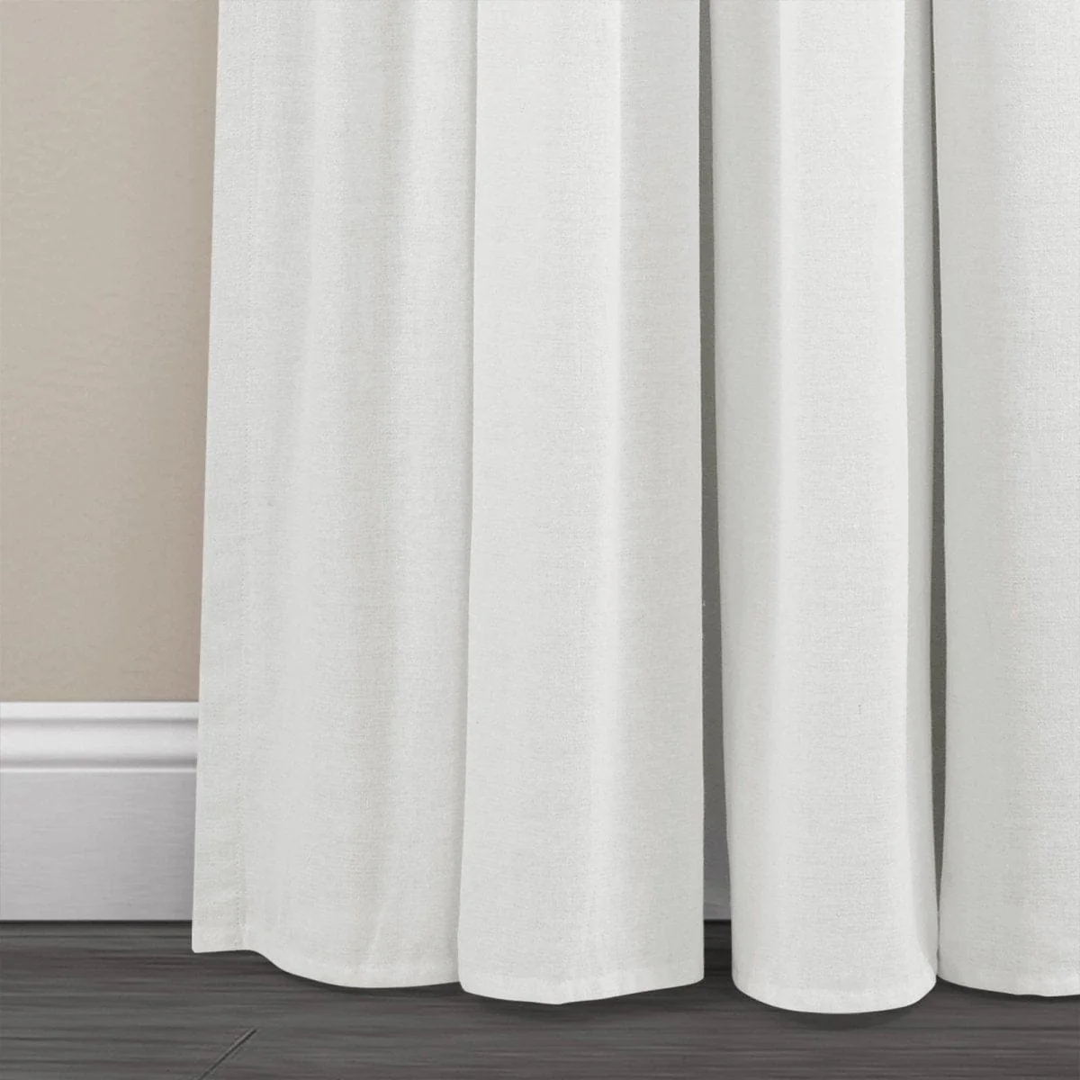 Linen Button Lined 100% Blackout Window Curtain Panel - Image 33