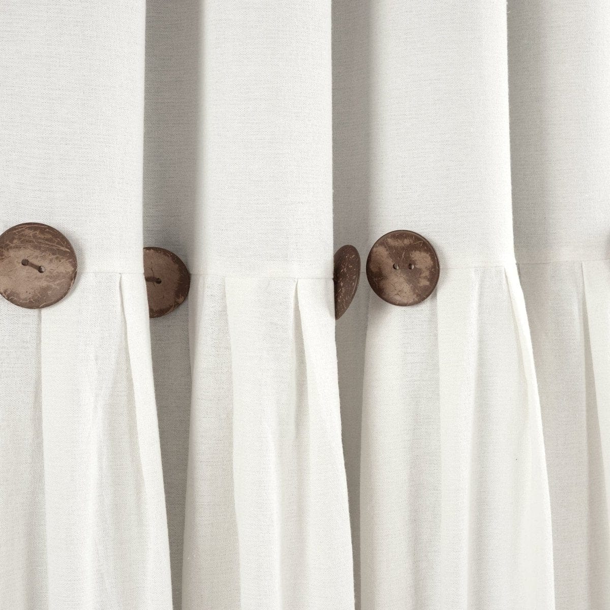 Linen Button Lined 100% Blackout Window Curtain Panel - Image 43