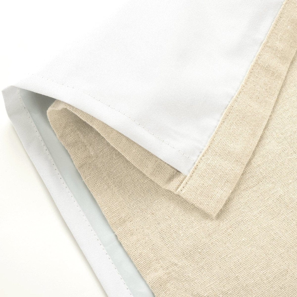 Linen Button Lined 100% Blackout Window Curtain Panel - Image 50