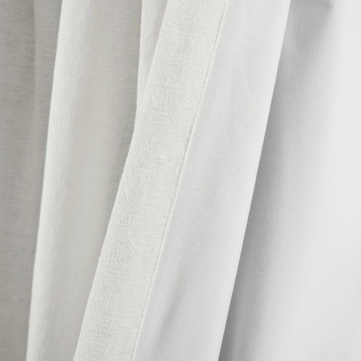 Linen Button Lined 100% Blackout Window Curtain Panel - Image 55