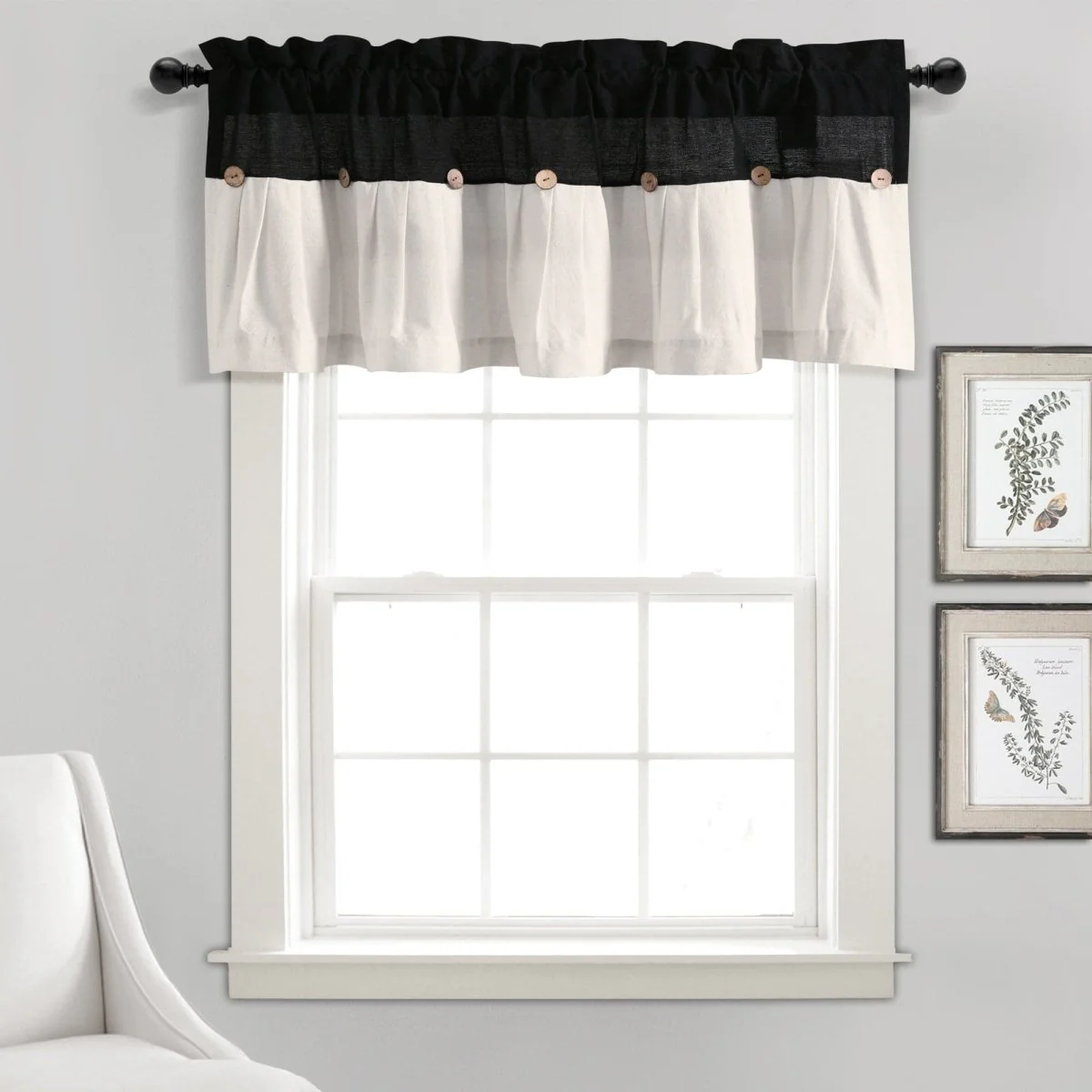 Linen Button Valance - Image 27