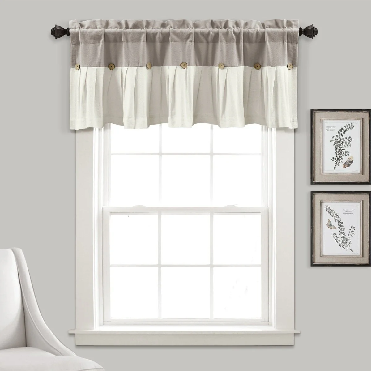 Linen Button Valance - Image 32