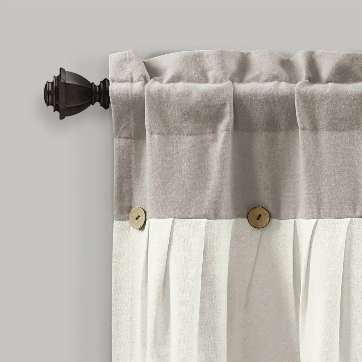 Linen Button Valance - Image 33