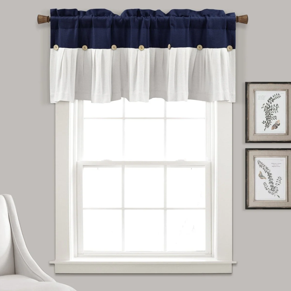Linen Button Valance - Image 4