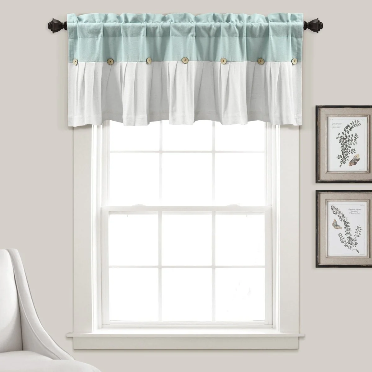 Linen Button Valance - Image 6