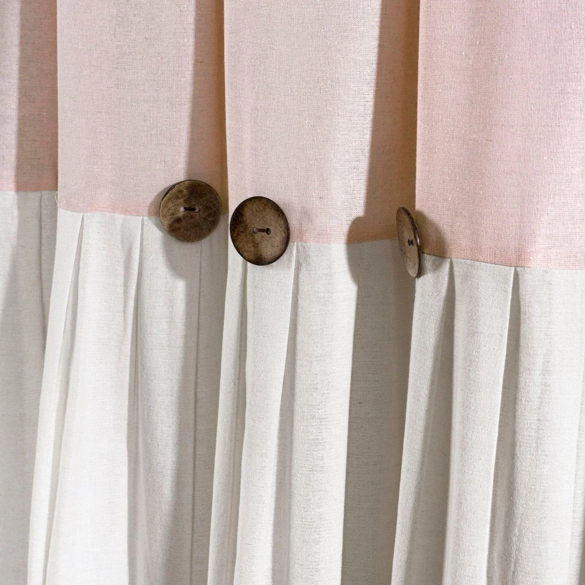 Linen Button Window Curtain Panel - Image 15