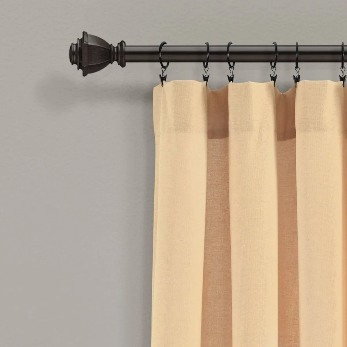 Linen Button Window Curtain Panel - Image 29
