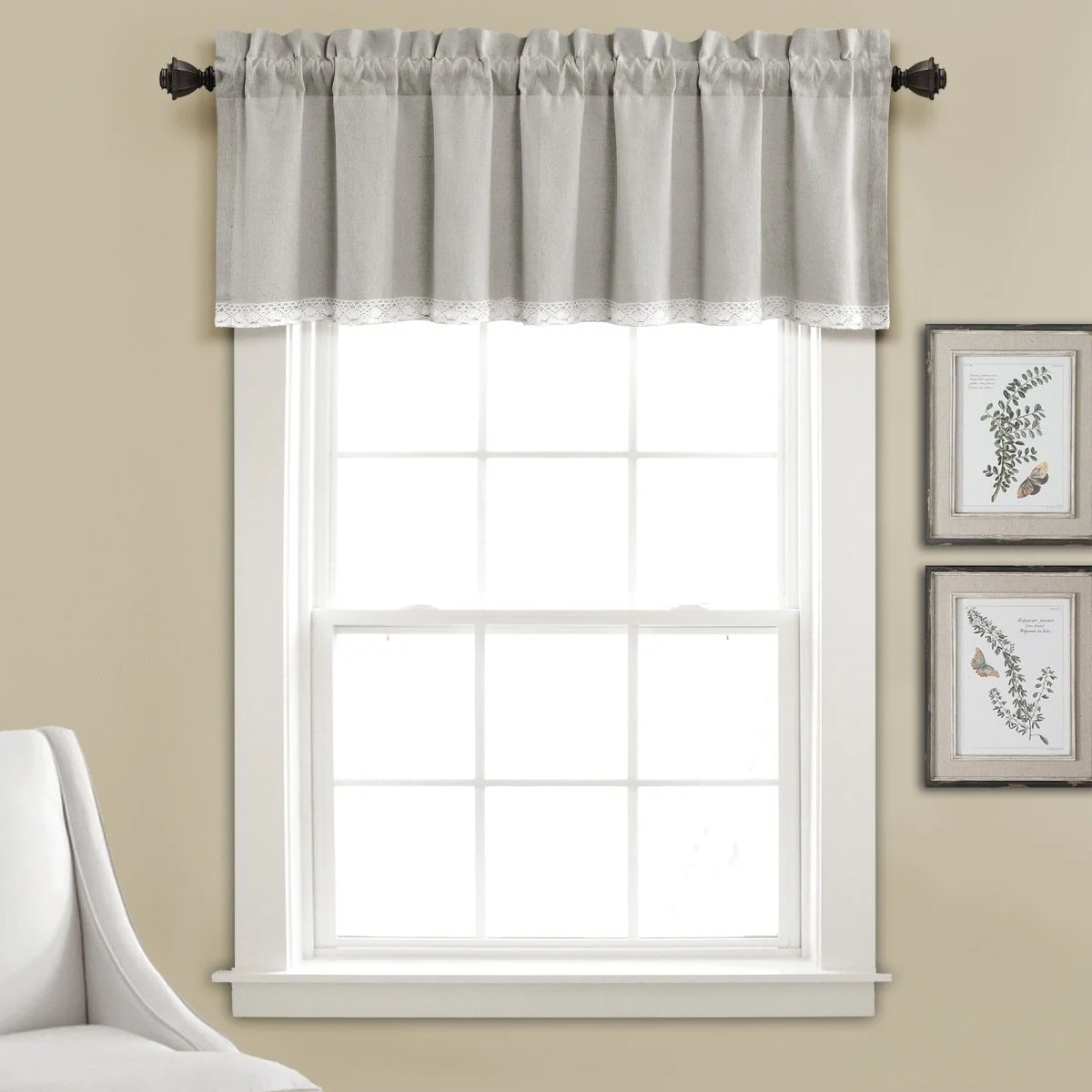 Linen Lace Valance - Image 2