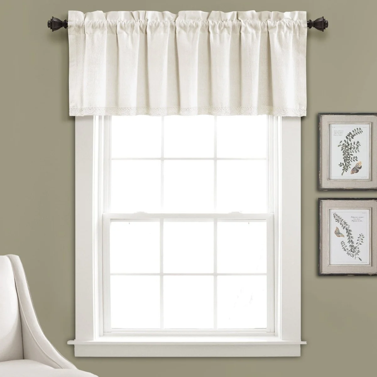 Linen Lace Valance - Image 3