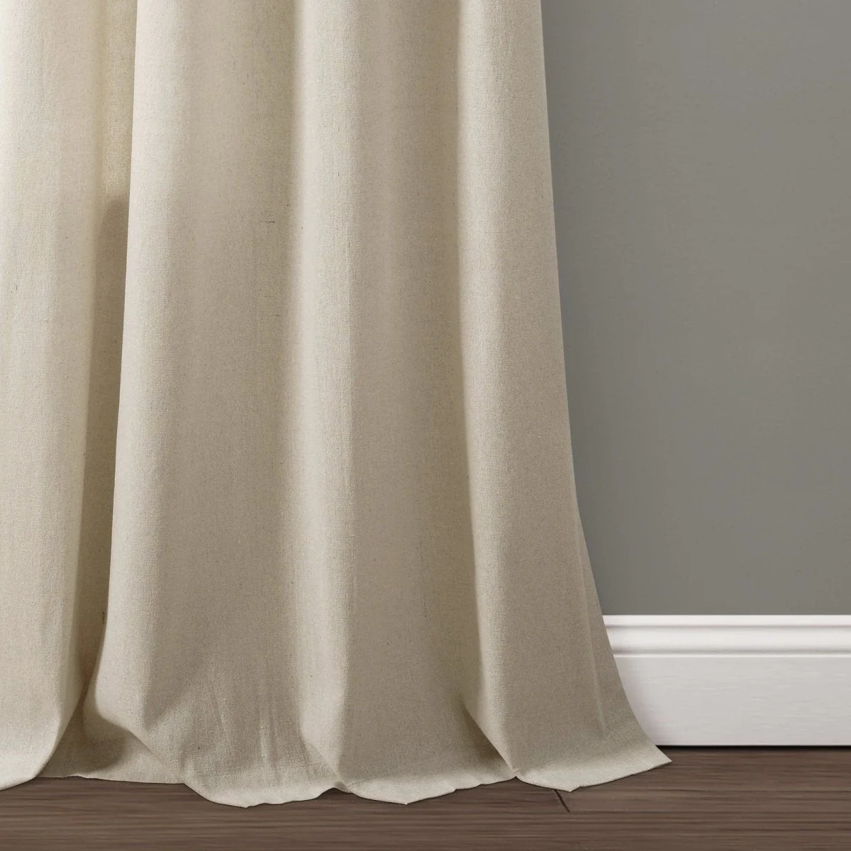 Linen Lace Window Curtain Panel Set - Image 11